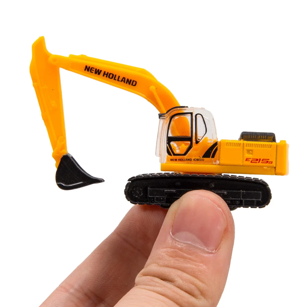 Simulation Alloy Bulldozer/Excavator Model HO Scale 1:87 Vehicle Car Diorama For Sand Table Landscape Scene Layout 1Pcs