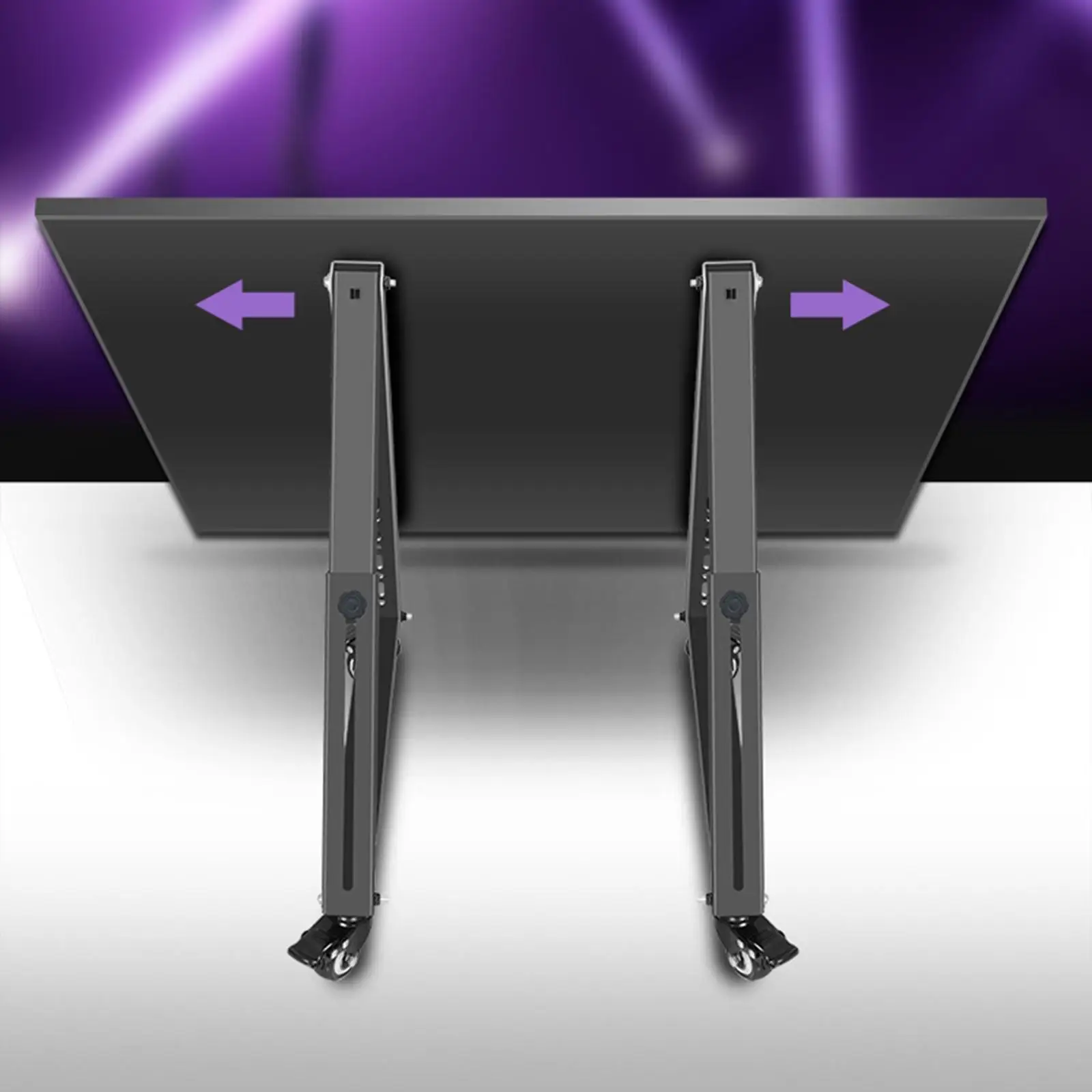 

Стальная подставка для мобильного телевизора низкой высоты для многоцелевого треугольника экрана 32-65 дюймов