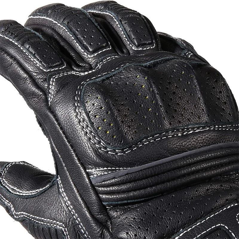 Retro Motorcycle Gloves Made of Genuine Leather Breathable Joints Motorcycle Equipment Protection Safety Anti Fall Men\'s Gloves