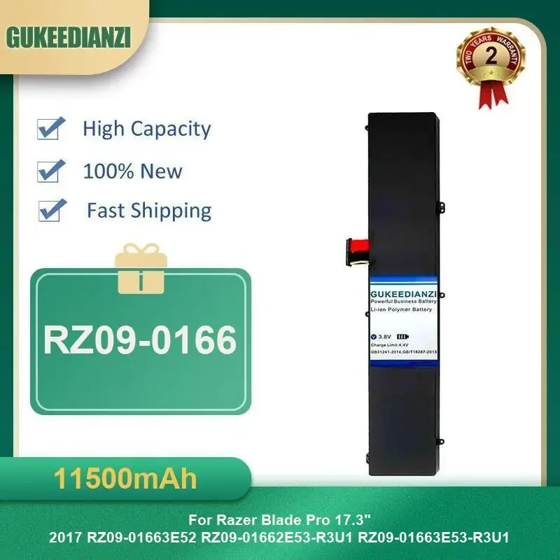 بطارية لـ Razer Blade 15 2020 RZ09-0328 RZ09-03304x RZ09-03305x Stealth 13 "15.6" Pro 17.3" 1650 RC30-0270 RC30-0281 RC30-0248 #5