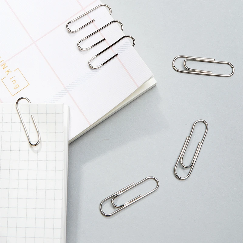 

1000PCS/LOT 10 Boxes wholesale Deli 0018# 0024# 0029# 0050# 0051# Paper clip 3# 29mm clip and 50mm paper clips color clips