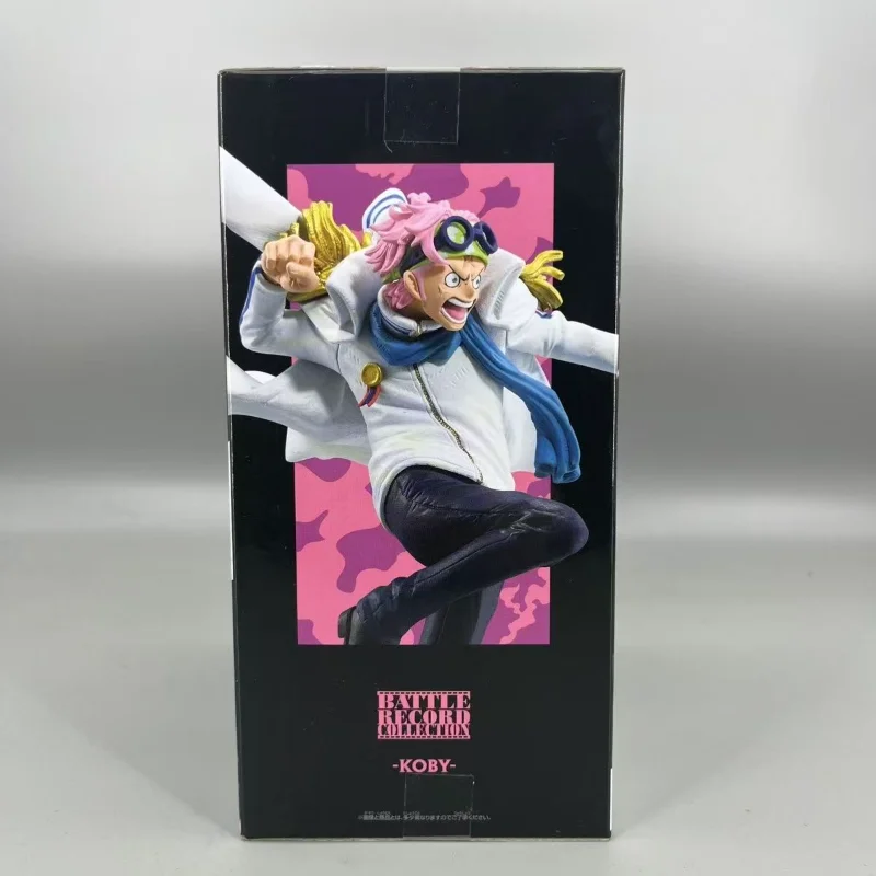 

Bandai Original BANPRESTO ONE PIECE BRC navy KOBY Golden Cat Anime Figure Pvc Model ornament Toys festival birthday gifts