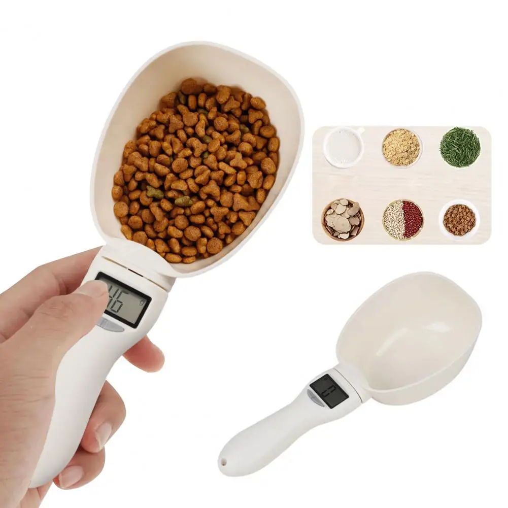 Portable Pet Food Scale Digital Measuring Spoon Scale 800g Capacity High-precision Sensor Kitchen Gadget Lcd Display for Milk
