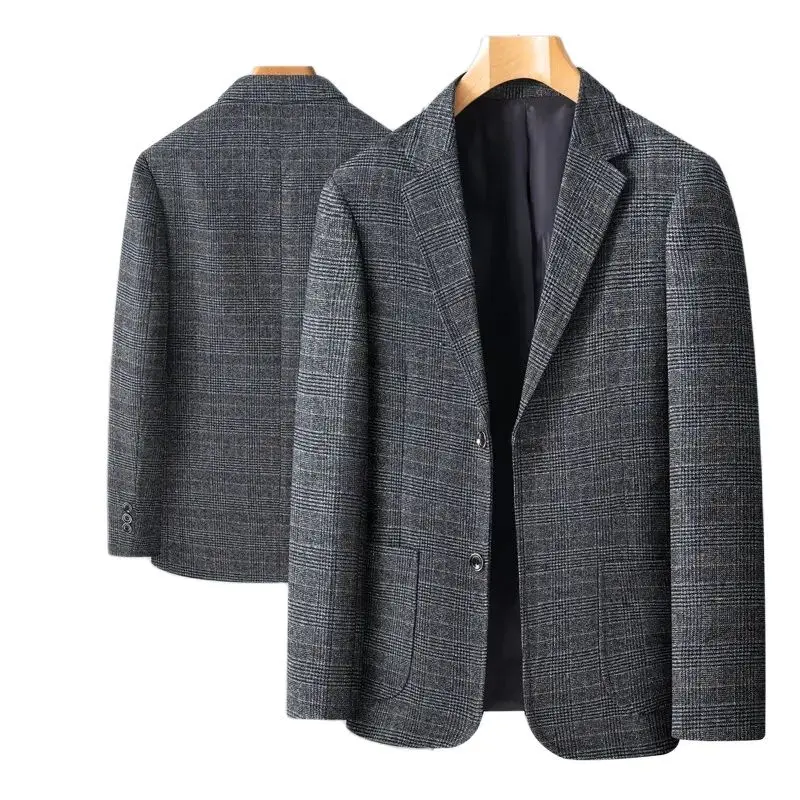 

New Spring autumn new soft fashion lapel single west high quality business casual comfortable men's clothing