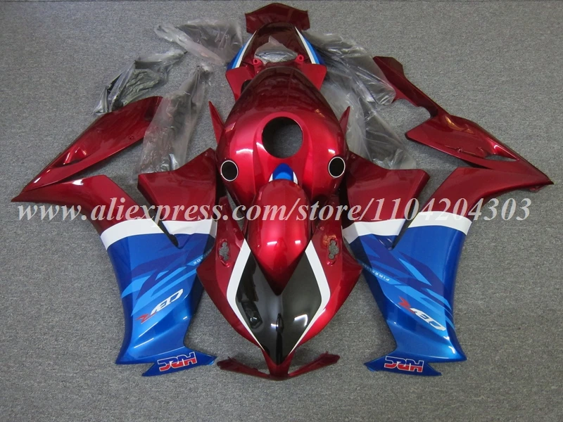 4Gifts New ABS Motorcycle Fairings Kits Fit For HONDA CBR1000RR 2012 2013 2014 2015 2016 12 13 14 15 16 Bodywork Set Blue Red