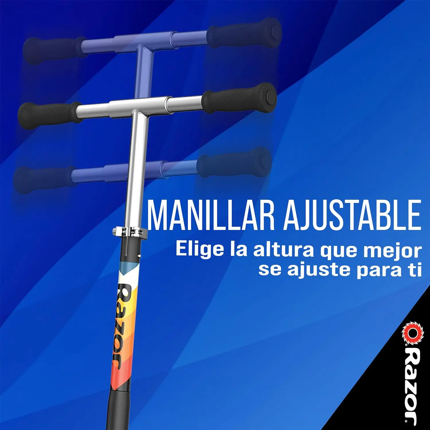 Lux Kick Scooter for Kids Ages 8+ - 8" Urethane Wheels, Anodized Finish Featuring Bold Colors and Graphics, for Riders up to 220