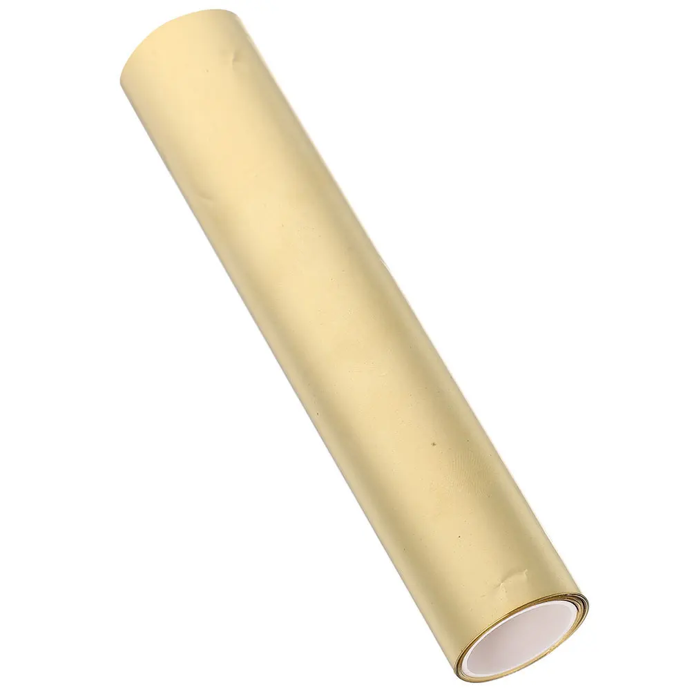 

1 Roll Brass Foil High Hardness Metal Sheet For Diy Projects Crafts Industrial Applications Brass Sheet Roll Tool Parts