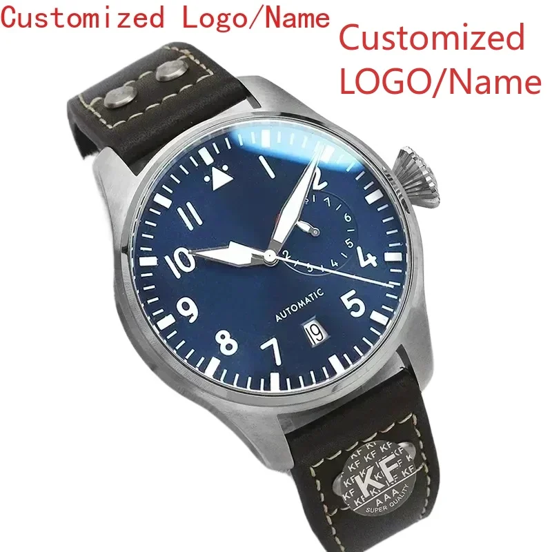 Orologio da uomo Big Pilots Le Petit Prince Sport Orologi in oro rosa Meccanico automatico Blu Nero Marrone Pelle Personalizzato