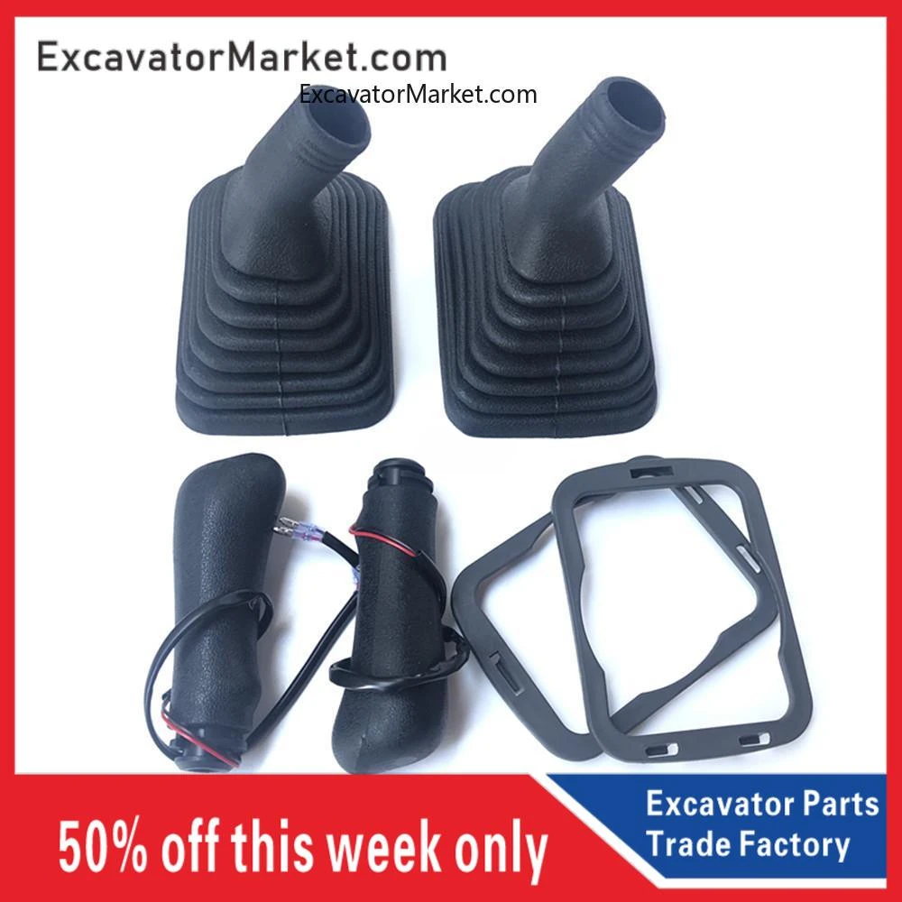 For SANY SY 75 135 205 215 235-8/-9 Joystick handle rubber dust cover rubber sleeve High quality excavator accessories