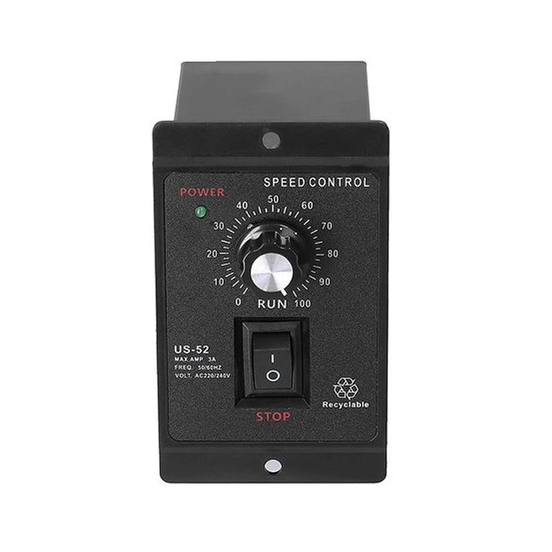 1Pcs 400W Motor Speed Controller AC 220V Motor Speed Pinpoint Regulator Controller Forward and Backward Motor Governor Controlle