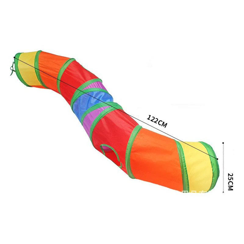 Foldable Cats Tunnel Pet Cat Toys Kitty Pet Training Interactive Fun Toy Bored For Puppy Kitten Rabbit Play Tunnel Tube