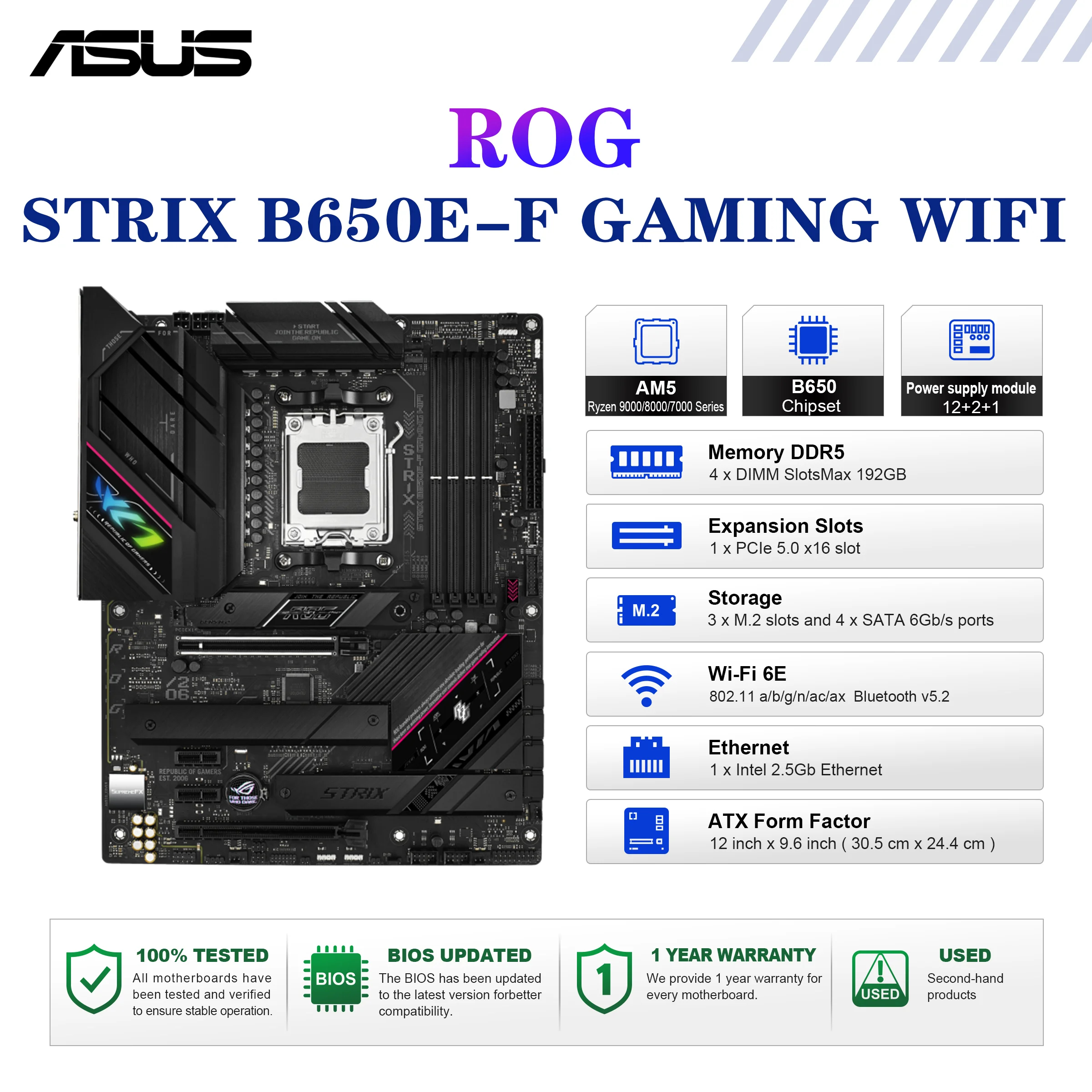 Asus Rog Strix B650E I Gaming Wifi - AliExpress