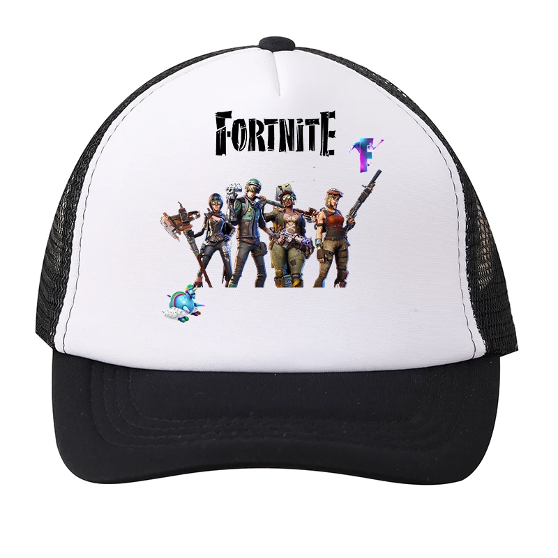 قبعات بيسبول Game Fortnite للفتيات والأولاد، قبعات كرتونية ليلية للأطفال والكبار قابلة للتعديل، قبعات شبكية صيفية مطبوعة هدية