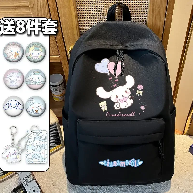 Sanurgente-Cartable léger Babycinnamoroll pour filles, sac à dos étudiant mignon, grande capacité, nouveau joint