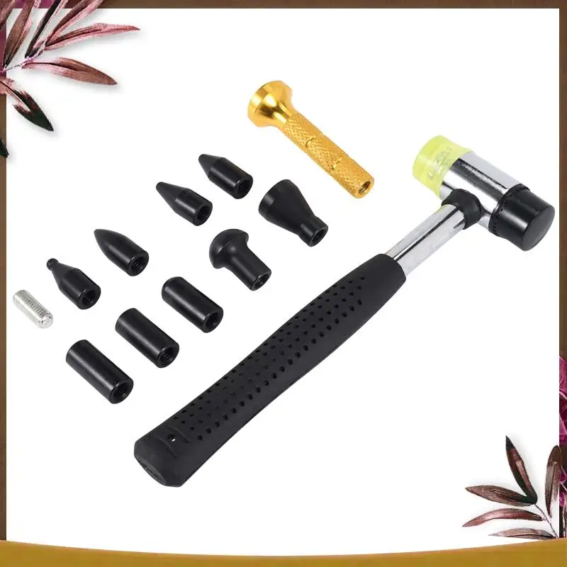 

AB59-Наборы инструментов для ремонта вмятин без покраски кузова автомобиля, металлическая ручка для удаления вмятин, подъемник для вмятин, инструменты для ремонта вмятин с 9 головками