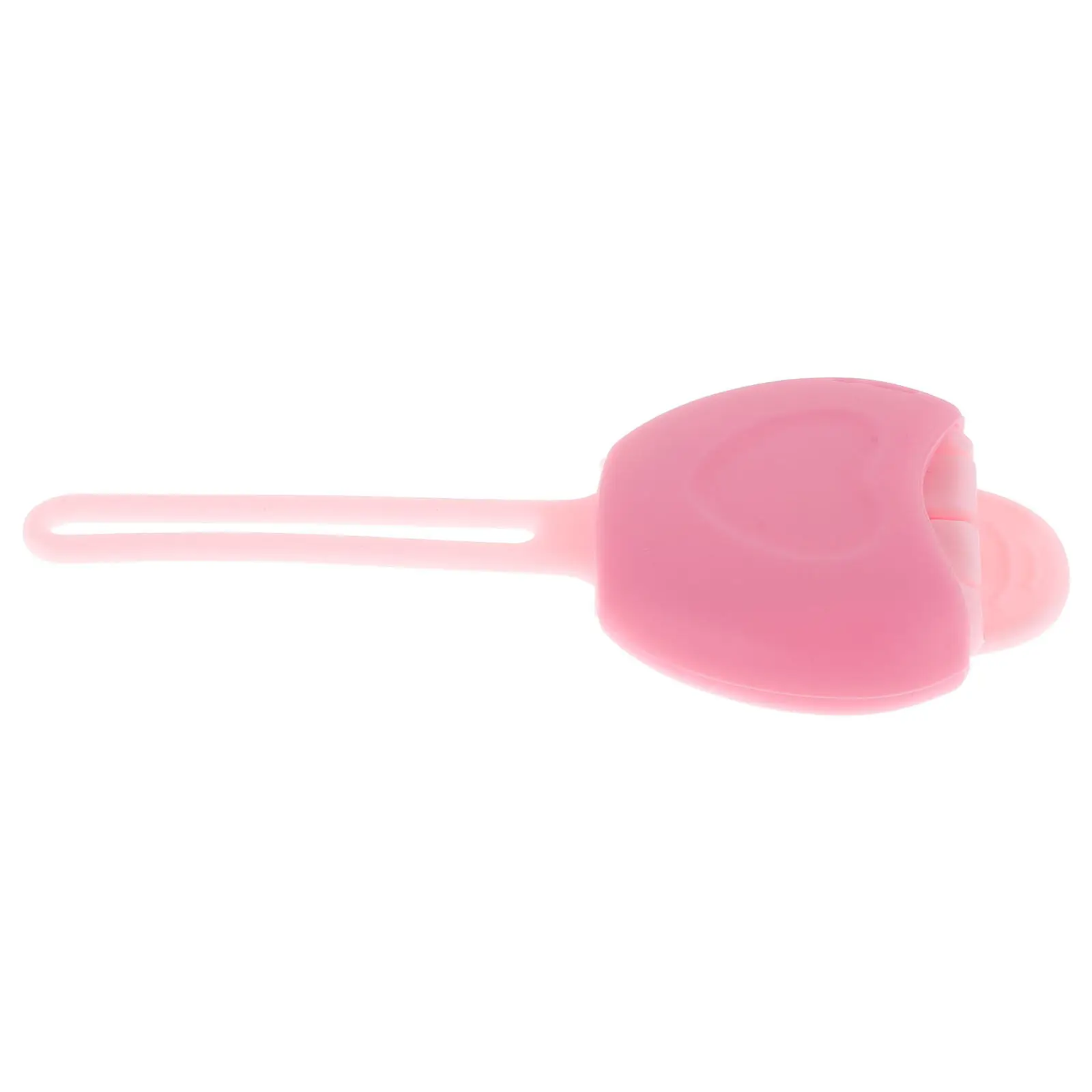 Silicone Lip Brush Holder Pink Compact Dustproof Organizer Hanging Strap Lip Brush Travel Case Makeup Artists Daily Use