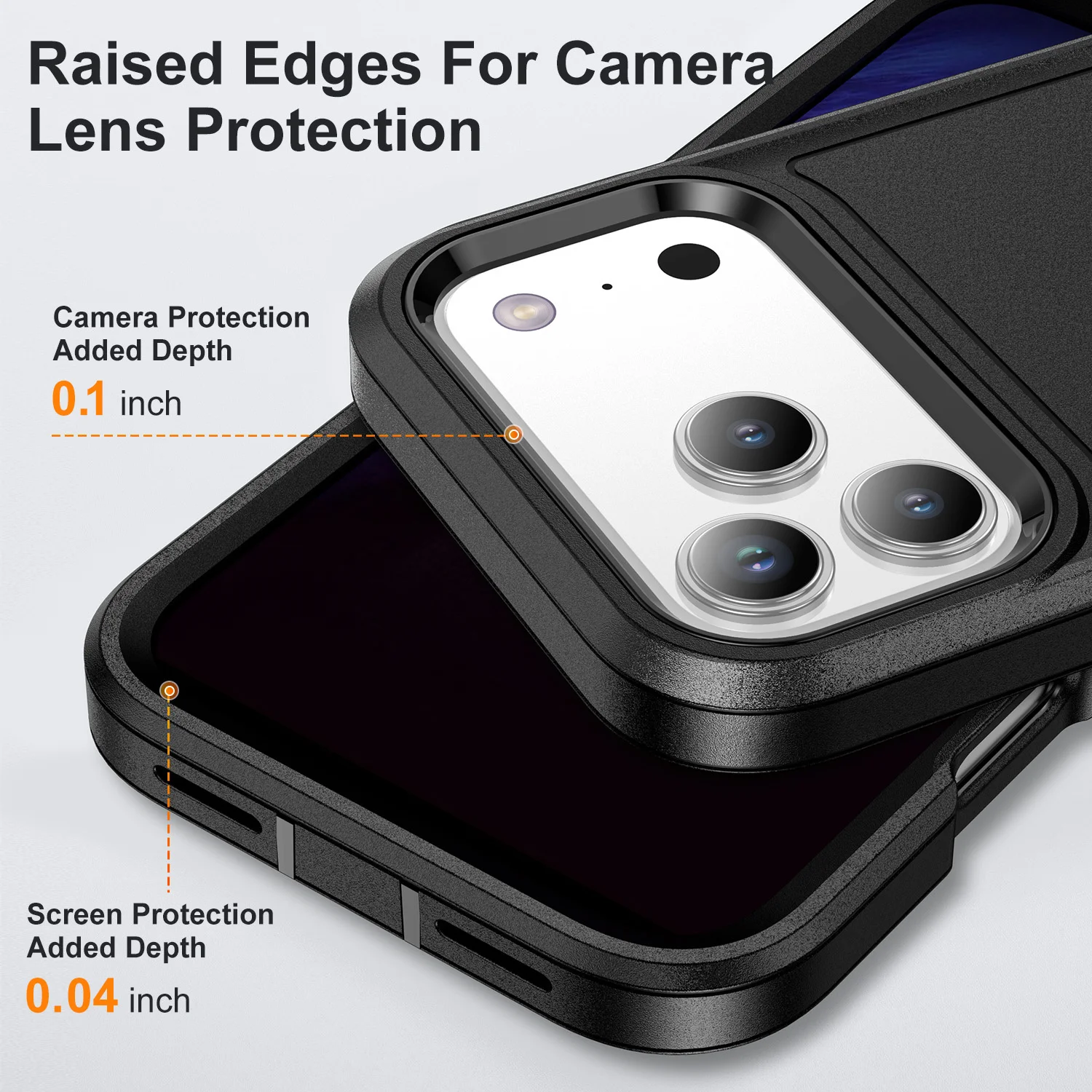 Etui na iPhone'a 17 16 15 14 13 12 11 Pro Max XS XR 8 Plus Wytrzymałe, odporne na wstrząsy, odporne na zarysowania, wytrzymałe, ochronne z pełnym pokryciem — zdjęcie 5