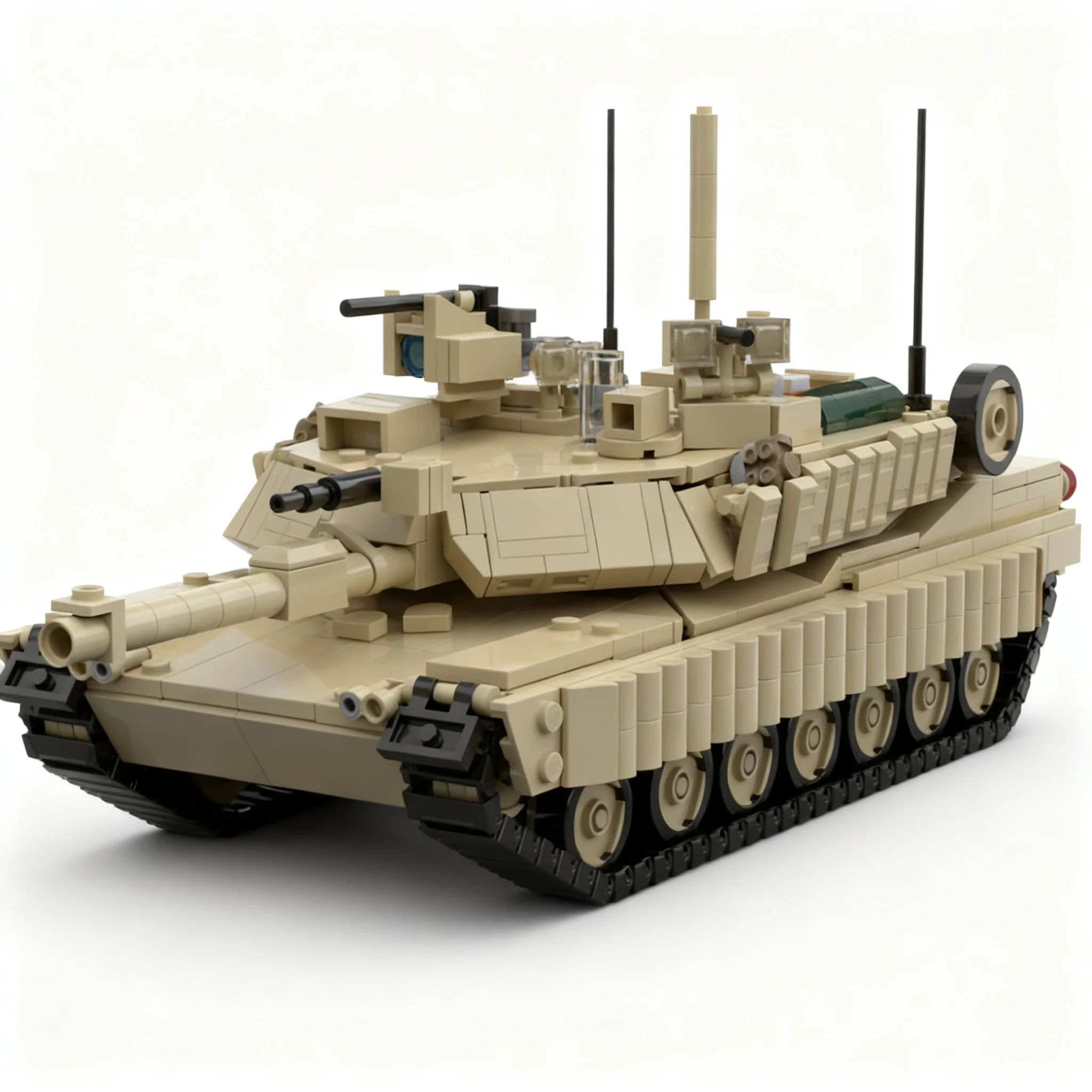 1127pcs MOC M1A2 Abrams SEP TUSK V2 Creator Model Building Blocks Architecture Toys Christmas Gifts Birthday Kids Idea Creative