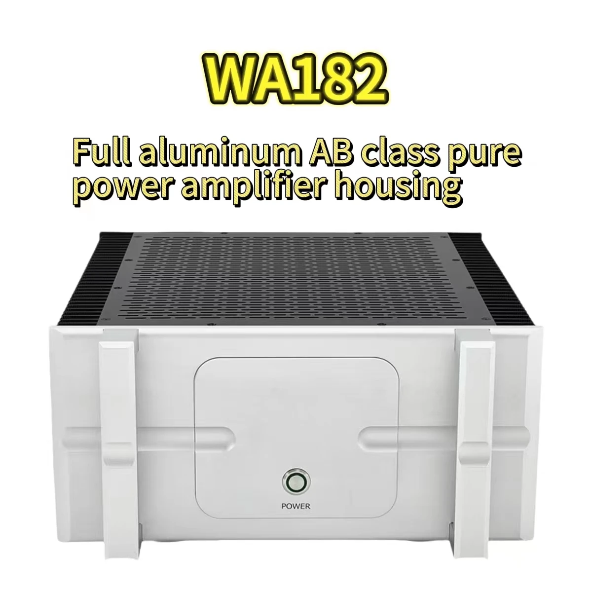 

All-aluminum Class A dual-side cooling amplifier chassis WA182, dual-layer Class AB pure power amp enclosure.
