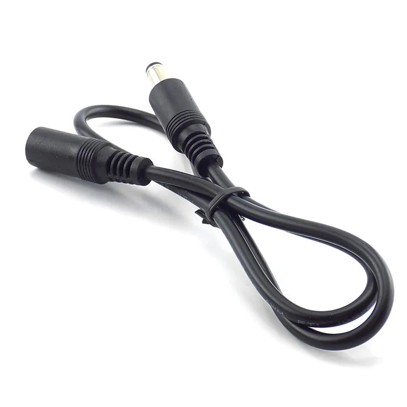 0.5M-10M 12V DC Power Cable Female to Male Plug Extension Cord Adapter 12V Power Cords 5.5x2.1mm For LED strip light Camera