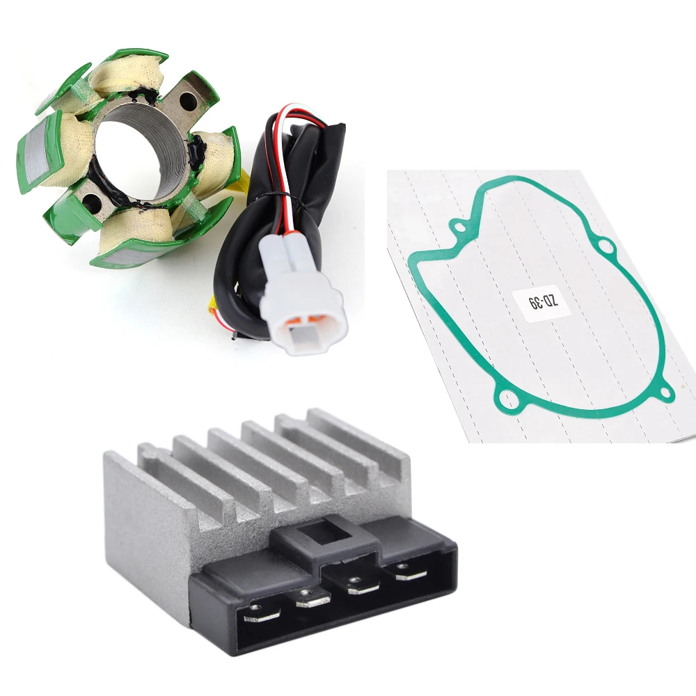 

Regulator Stator Coil Gasket Kit for K-TM 450 SX Racing 2003-2004 450 SXS Racing 2003 540 SXS Racing 04 59039004100 50311034000