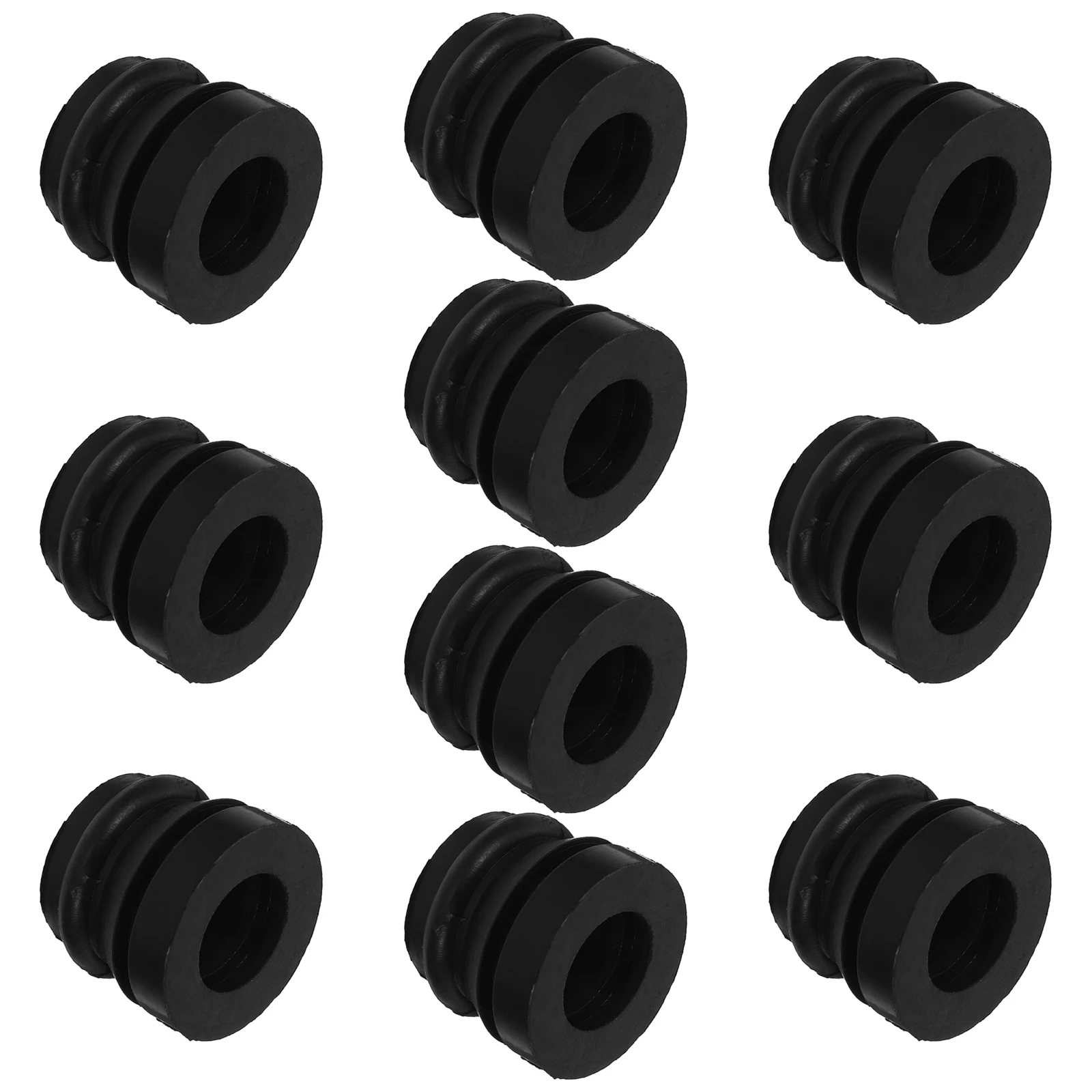 

10 Piece Chainsaw Shock Absorber Annular Plug Cap for Mowers Handle Replacement Rubber Mount Buffer Accessories