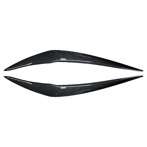 Imagen 2 del producto 1 par de accesorios de cubierta de párpado de ceja para faro delantero de coche para BMW 1 Series F20 finales de 118i 120i 2015 2016 2017 2018 2019