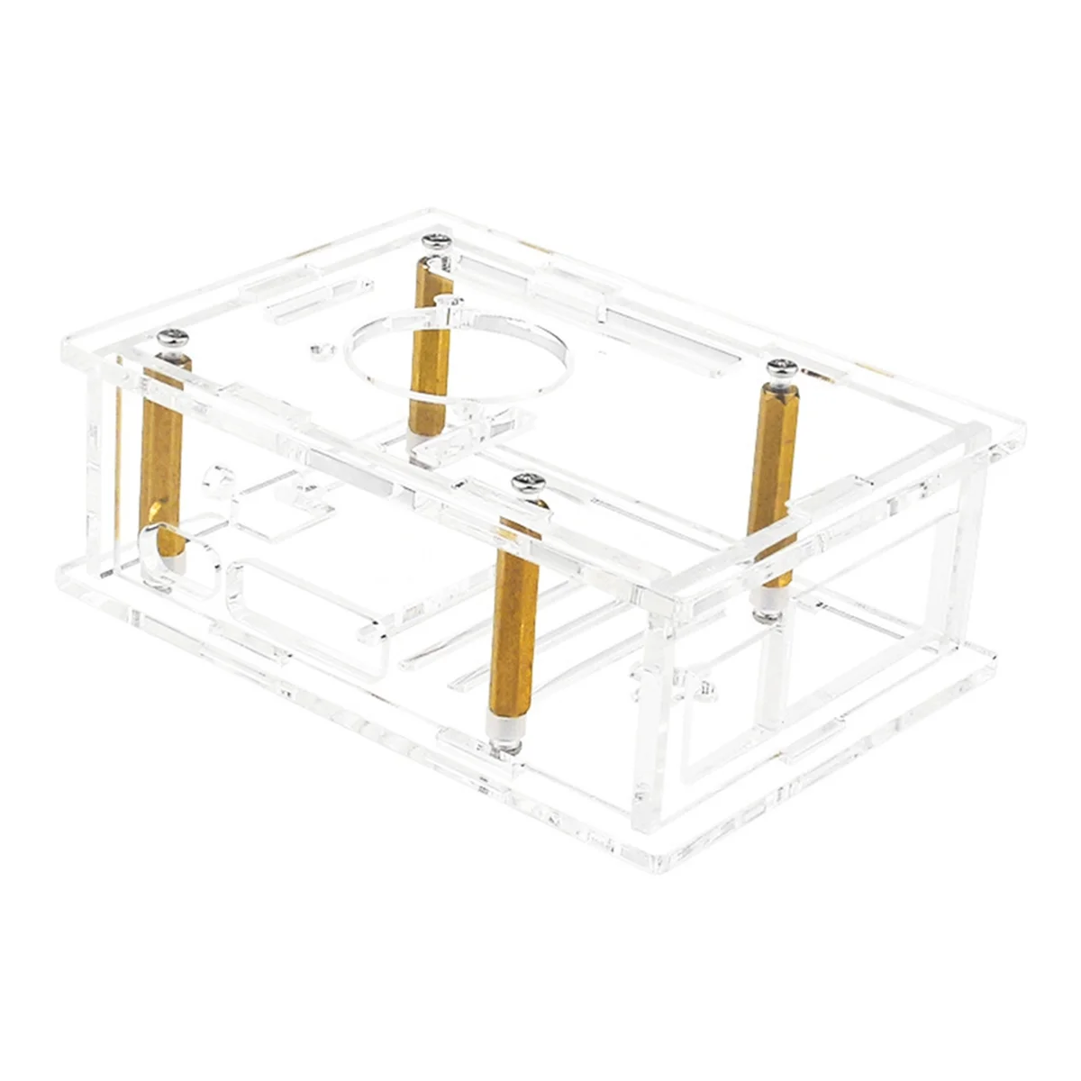 For Raspberry Pi 5 Acrylic Case Transparent Case for Pi 5 B