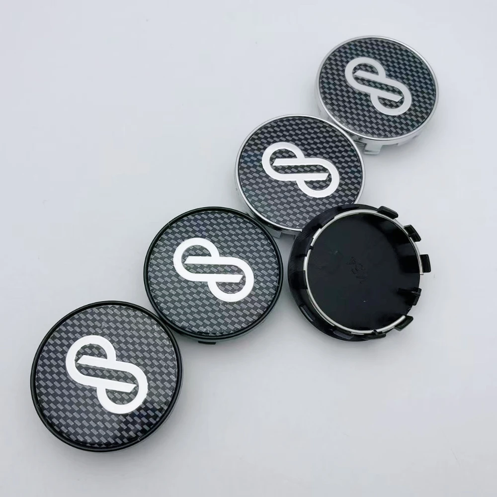 4 Uds 54mm 50mm ENKEI Logo emblema insignia tapas centrales de rueda de coche tapacubos de llanta cubierta antipolvo central de cubo de rueda reemplazar accesorios de coche