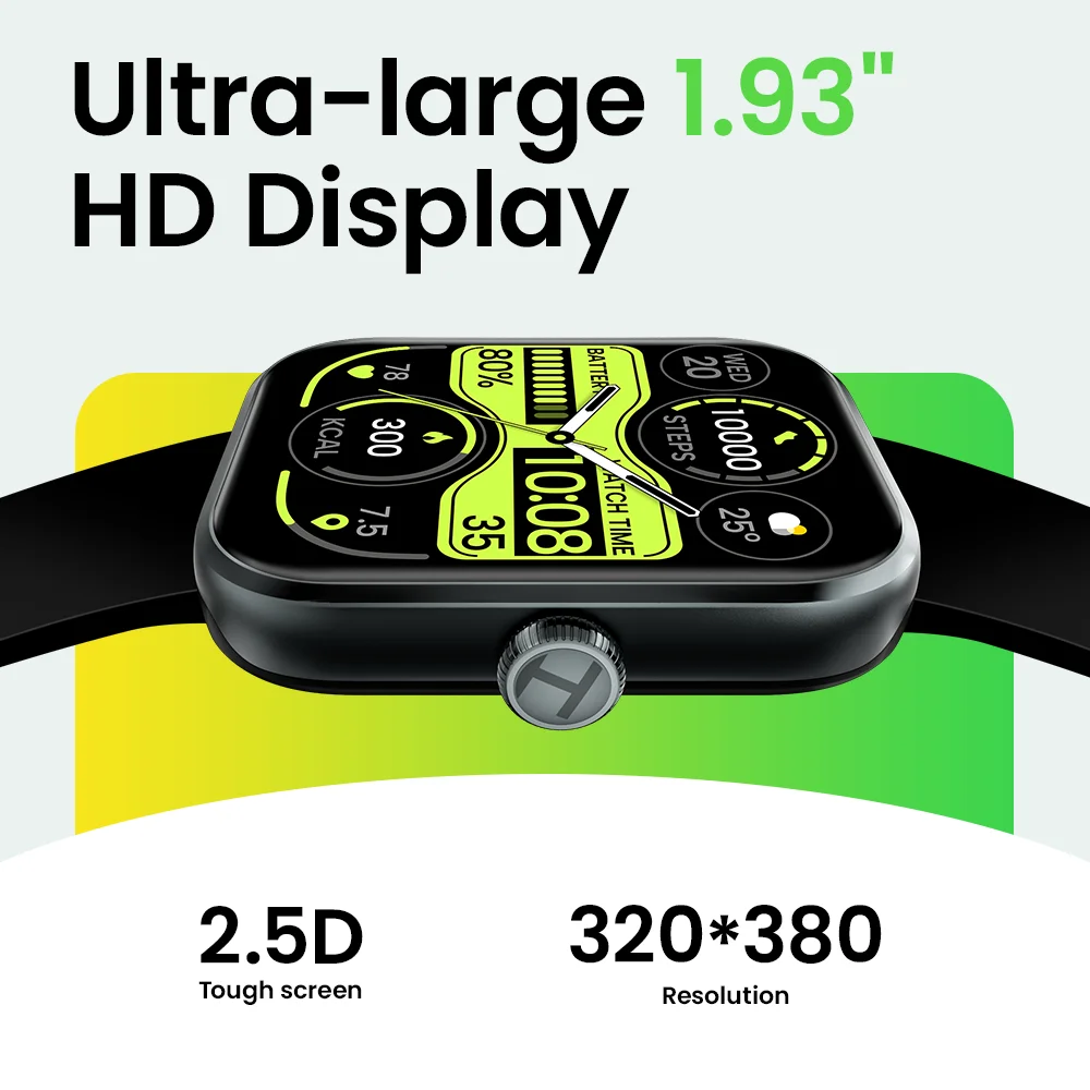 Часы HAYLOU 4, умные часы с GPS, 1,93 дюйма, HD-дисплей, Bluetooth, телефонный звонок, мониторинг здоровья, IP68, водонепроницаемые умные спортивные часы