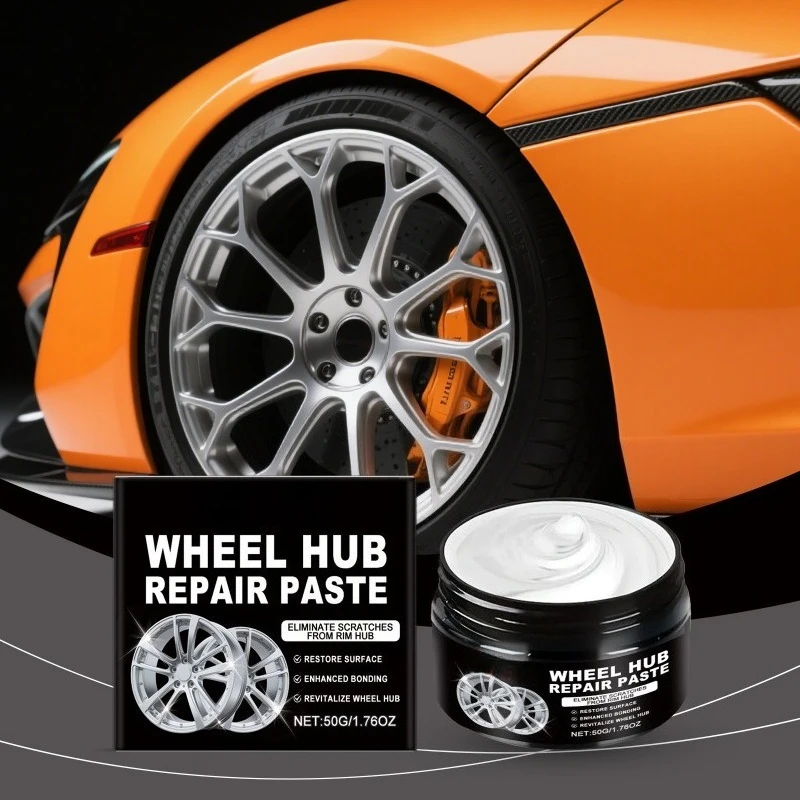 Car Wheel Scratch Care Paste Rim Repair Cream Cover Abrasion Rust Scrapes Refurbish Damaged Hub Surface Restoring Polish Agent