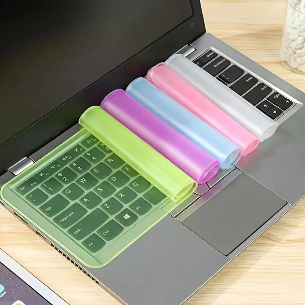 1PC Computer Keyboard Cover Notebook Laptop Universal Protector Skin Keyboard Silicone Clear Protective Film 13 To 14 Inch