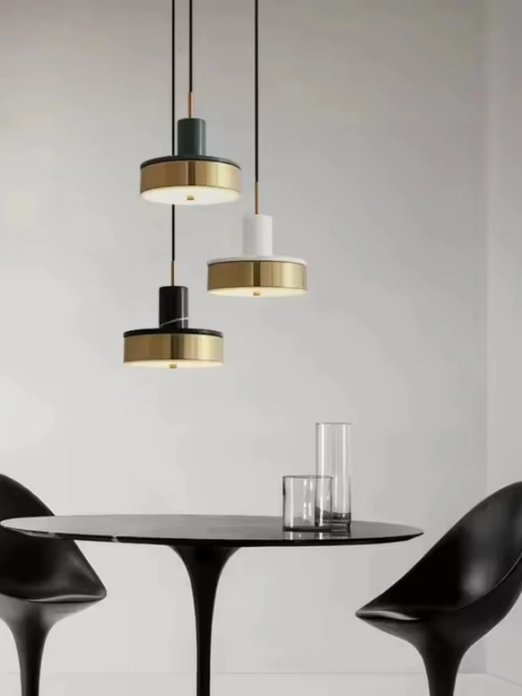 Light Emitting Diode Simple Chandelier Cafe Shop Chandelier Nordic Designer Marble Chandelier Home Decoration Living Room