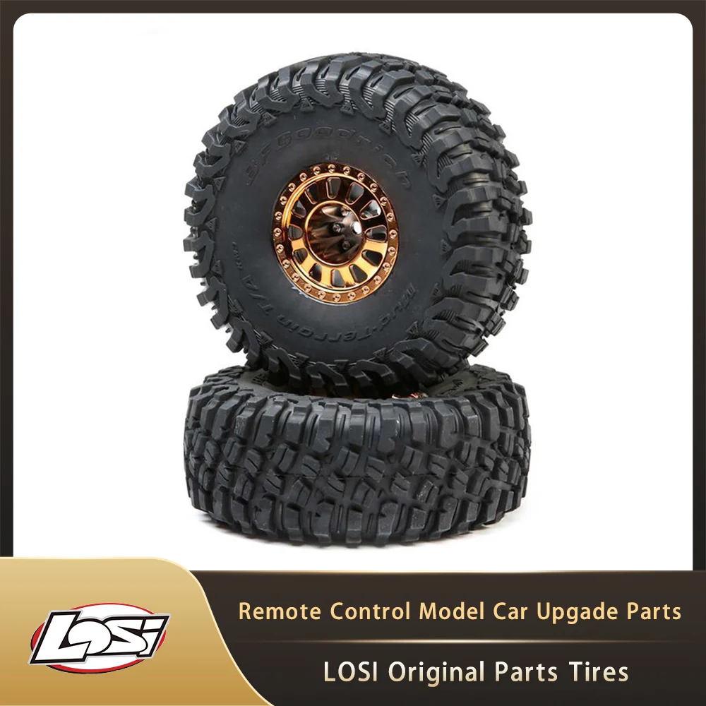 LOSI 오리지널 부품 타이어 휠, BFG 타이어 포함, 구리 울트라 4, 원격 제어 모델, 자동차 타이어 부품, LOS43028