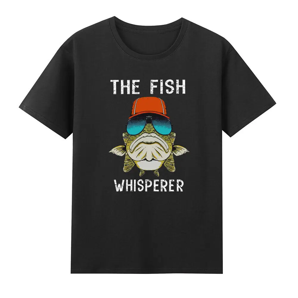 The Fish Whisperer Love Fishing Funny Fisher Gift Vintage    Anime Graphic T-shirts Unisex  100% cotton