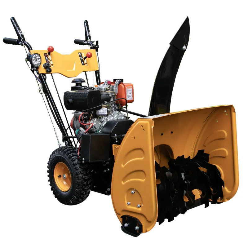 Customized Small Diesel Snowplow Multi-Functional Push Snow Plow Snow Blower with Advanced Snow Removal Machinery