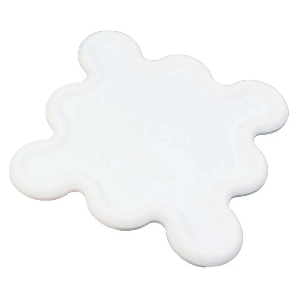 Stain‑resistant PVC Material Heat‑resistant Coaster Flexible Thickened Cup Mat Smooth Anti‑slip Bottom Heat‑proof Pad Kitchen