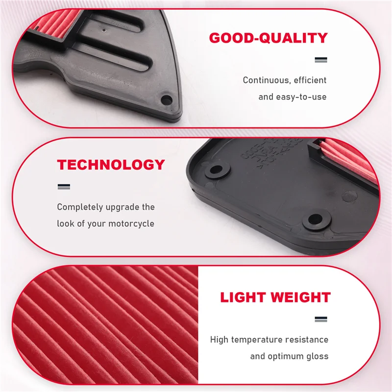 

Top!-Motorcycle For Kawasaki KYMCO SC300 J300 J300SE K-XCT300 K-XCT125 11013-Y003 17211-LKG7-E00 17211-LEA7-E00 Air Filter