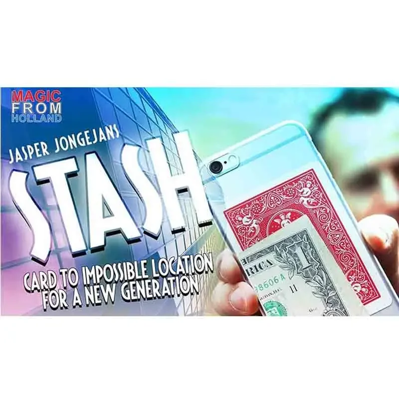 

New STASH by Jasper J Card Magic Trick Close up Magic Magia Magie Magica Magicians Prop Accessory Illusion Gimmick Tutorial