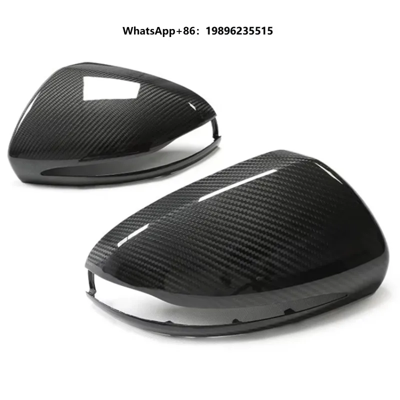 Dry Carbon Fiber Black Fitment Rearview Mirror Shell Outer Cover