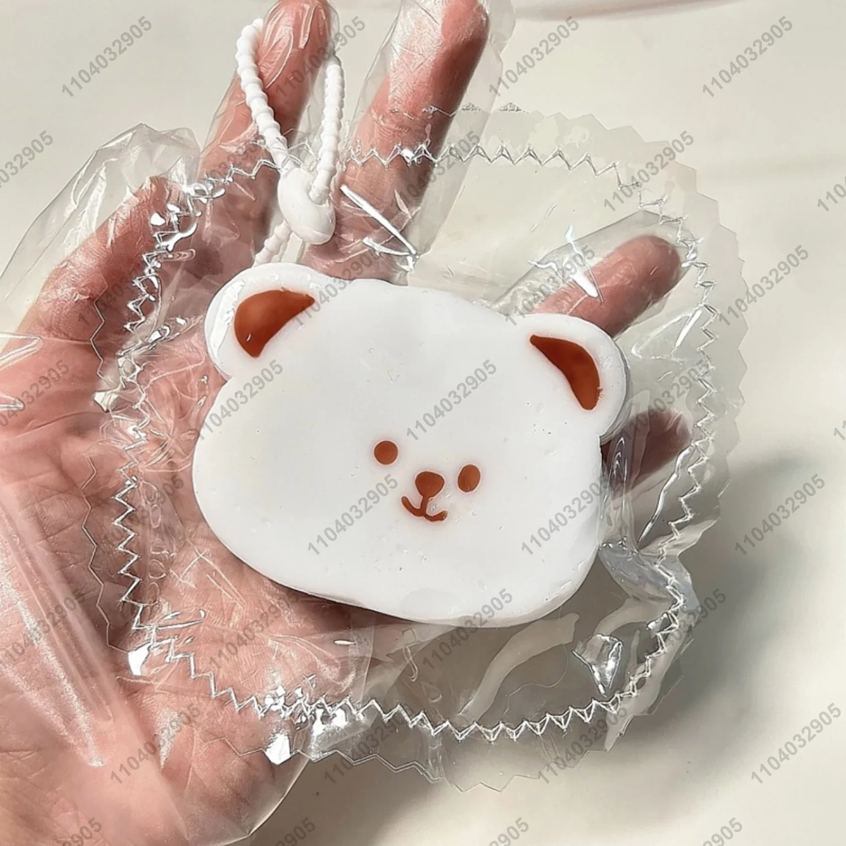 Bear Head Squishy Taba Squishy Silicone Cub Head Squeeze Toy Mochi Toy Hand Relax Stress Release Gift Toy