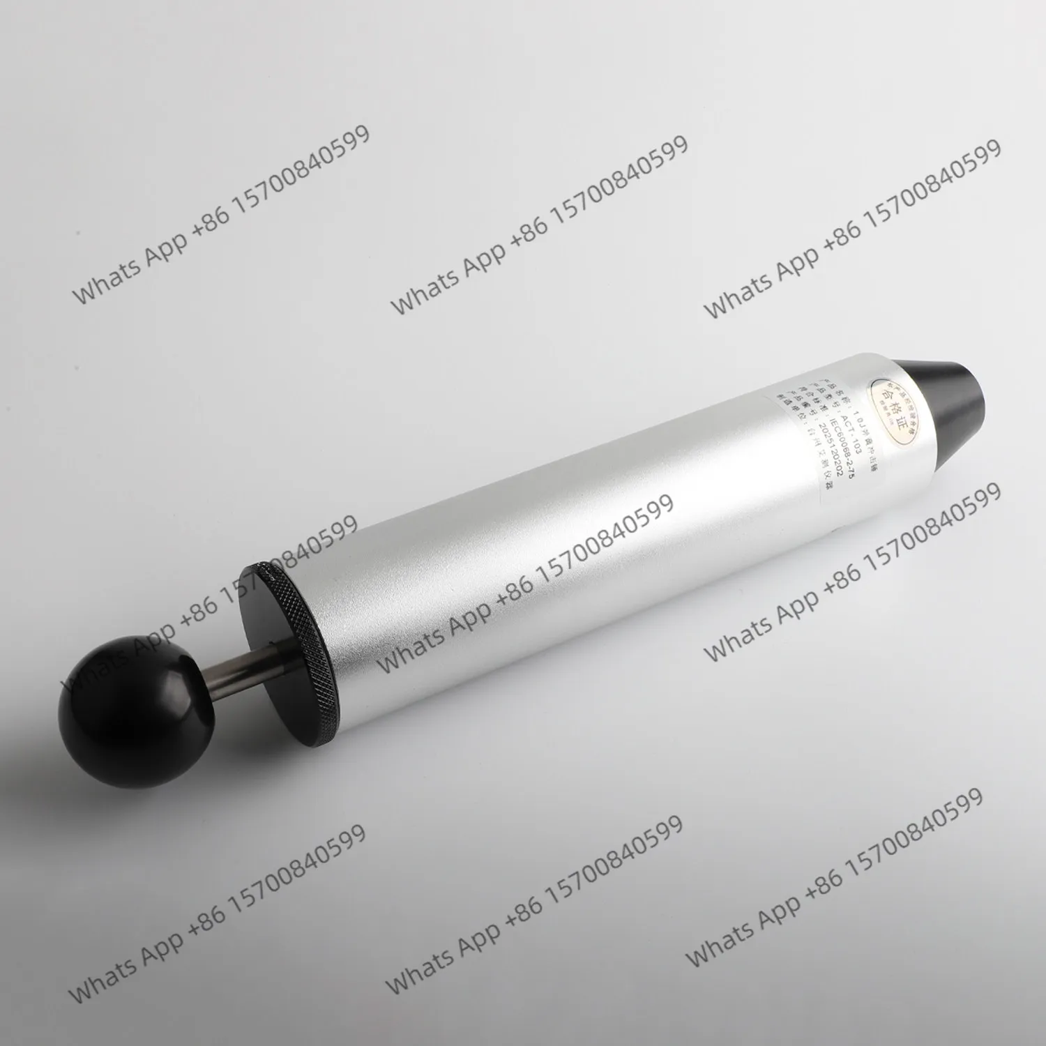 Spring impactor Impact hammer Single/sixth gear electrical plastic shell Mechanical safety instrument 0.2-1 J