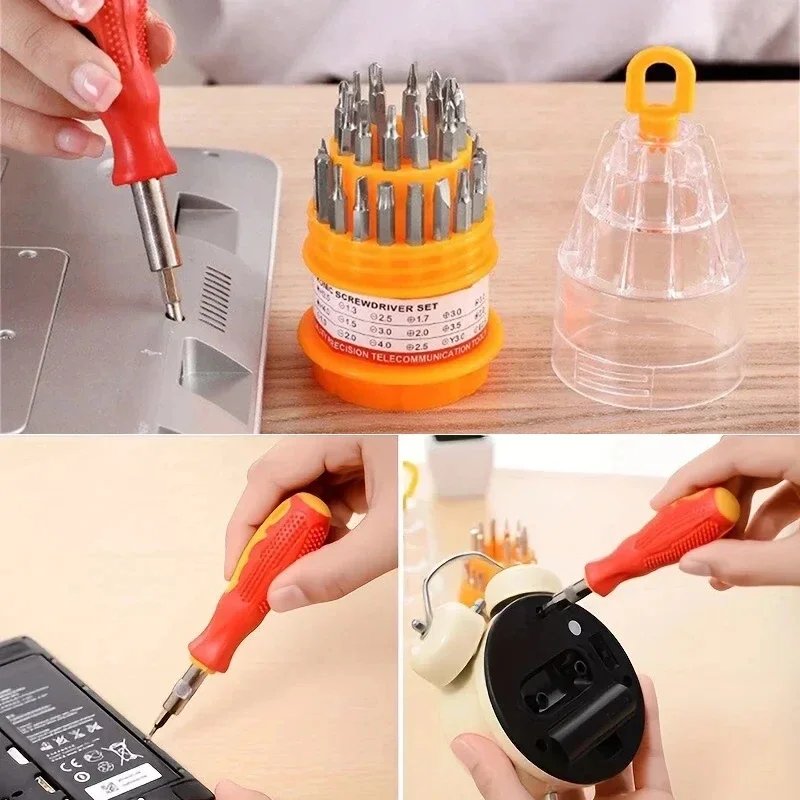 31PCS Multi-Function Screwdriver Combination Set Y-Shaped U-Shaped Cross Word Plum-Shaped Hexagonal Star