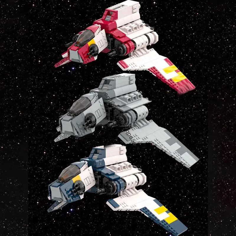 

New 803Pcs Famous Star Battle Movie Moc Small Attack Shuttle Model Diy Creative Ideas Child Toys Birthday Gifts Custom Puzzle