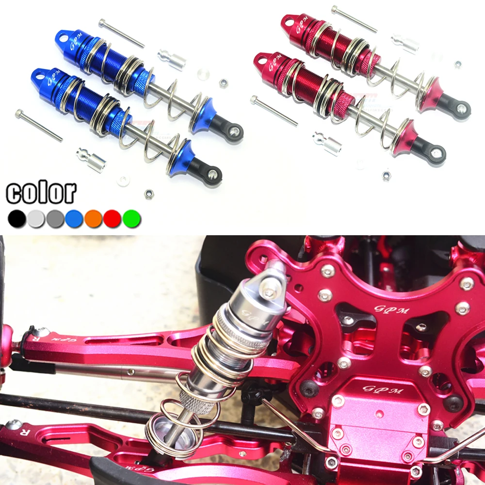 GPM Metal 115mm Double-Stage Spring Front Shock Absorber for ARRMA 1/8 KRATON NOTORIOUS OUTCAST SENTON TYPHON 6S