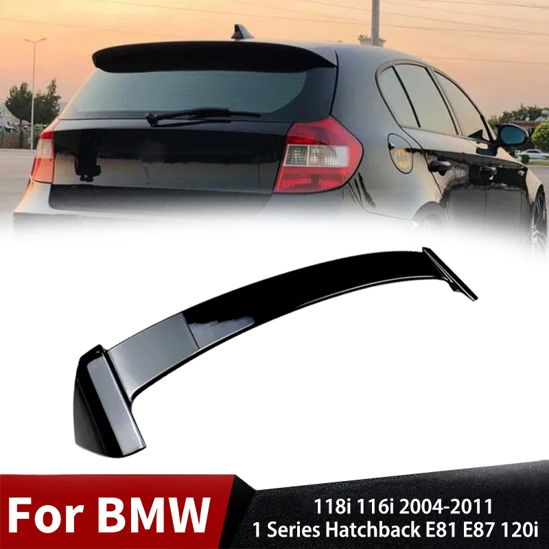 

For BMW 1 Series Hatchback E81 E87 120i 118i 116i 2004-2011 Car Roof Spoiler Rear Trunk Splitter Rear Wing auto Body Kits Tuning