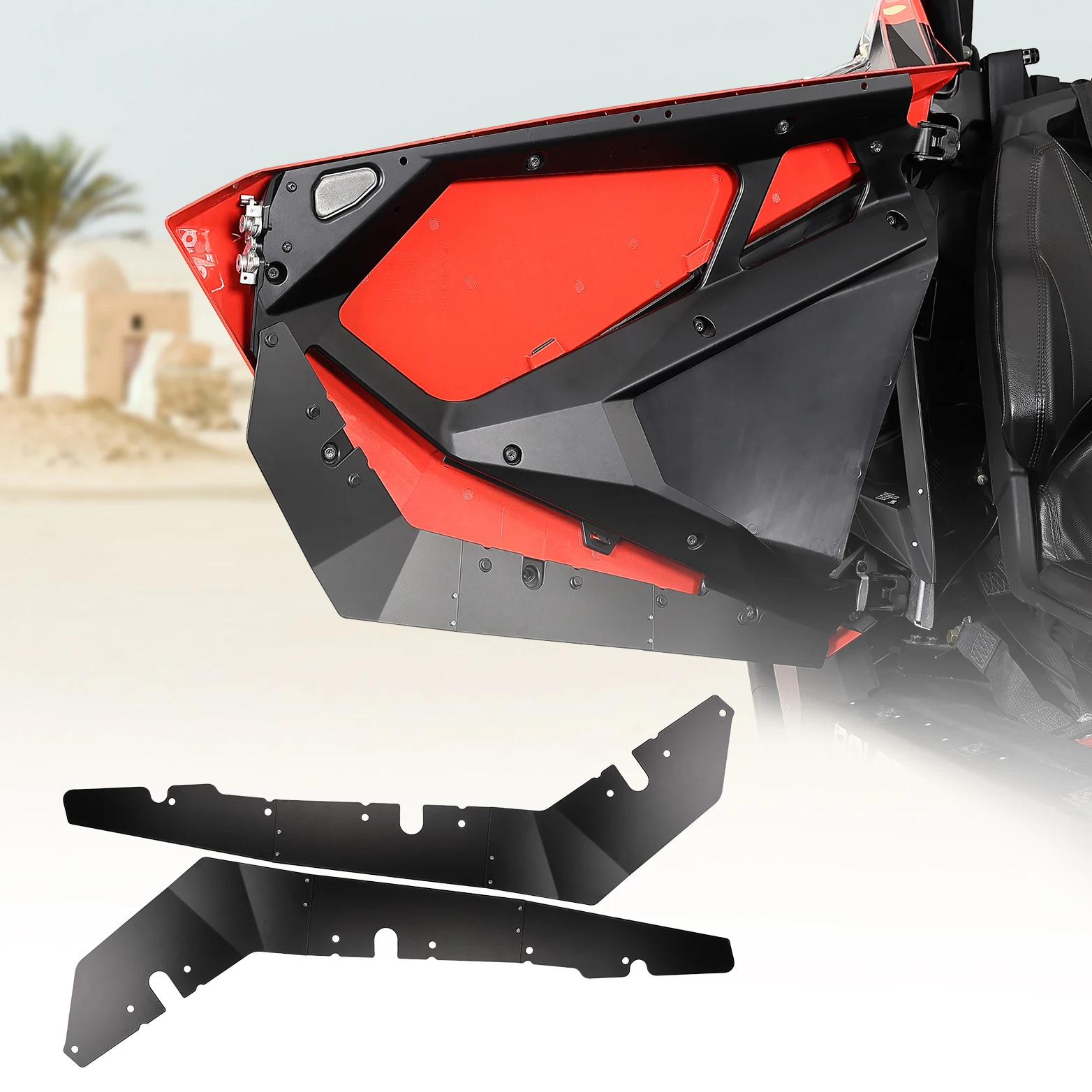 KEMIMOTO Lower Doors Fenders Compatible with Polaris RZR PRO XP /RZR PRO R /RZR Turbo R 2020-2024 Lower Door Panels Insert Kit