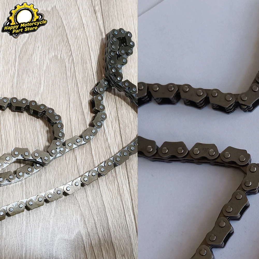 1pc/2pc 3x4 132L Camshaft Timing Chain For YAMAHA XVS1300 XVS1300CTF XVS1300C XVS1300CT V-Star Tourer 2007-2017 Deluxe XVS 1300