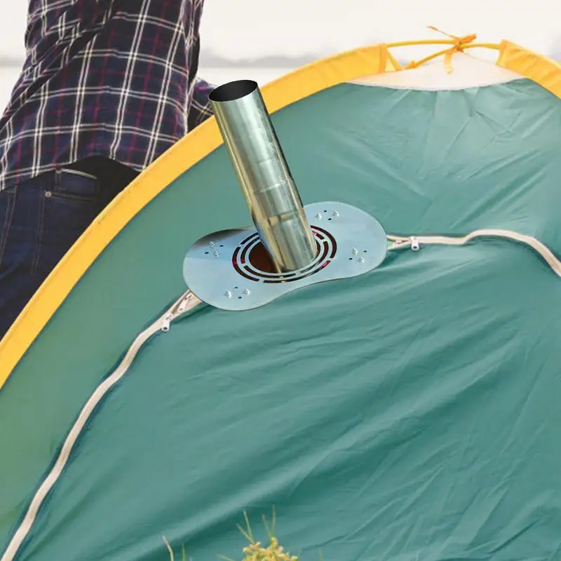 

Домкрат для печи из нержавеющей стали, гибкий огнестойкий разъем для палатки, зажим для кемпинговой палатки, домкрат для печи, противоожоговый огнезащитный комплект