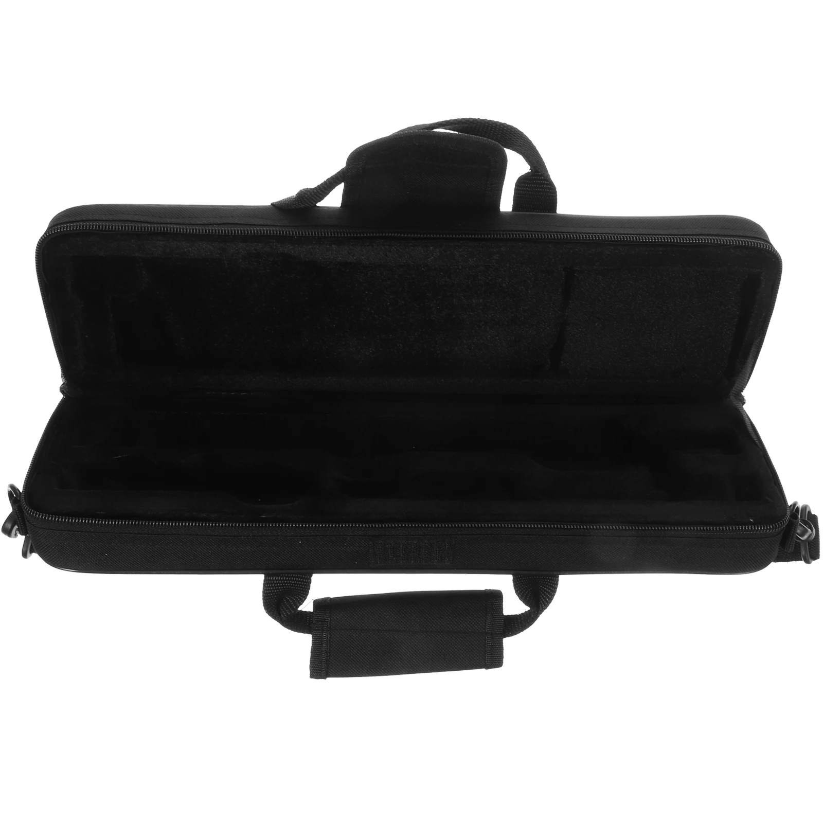 

Oxford Cloth Flute Bag Black Simple Design Music Storage Pouch
